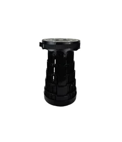 Black Outdoor Folding Stool 25×43.5cm