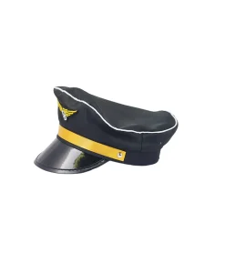 Black Pilot Hat