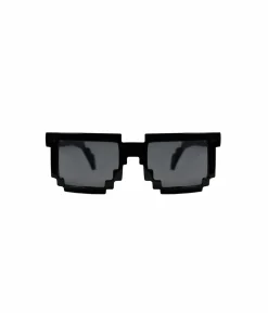 Black Pixel Party Glasses