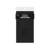 Black Plastic Tablecover 137x274cm