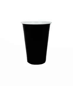 Black PP Plastic Cups 16oz 25pk