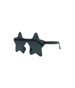 Black Solid Color Party Star Glasses