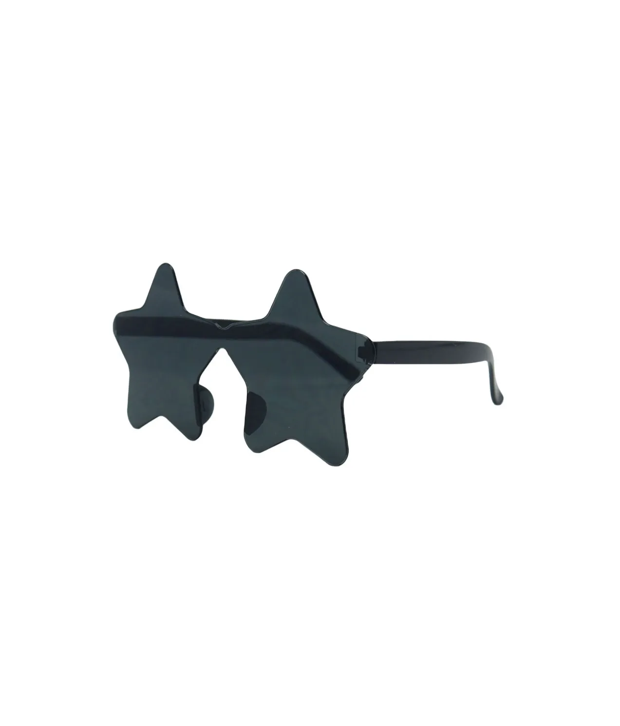 Black Solid Color Party Star Glasses