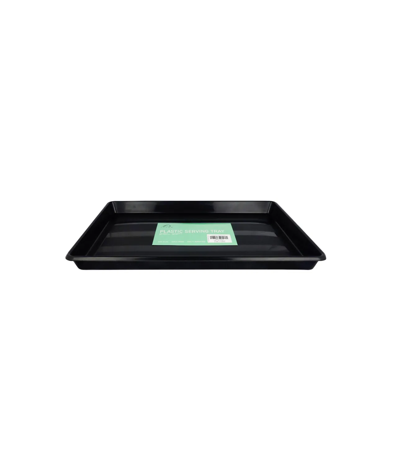 Black Square Serving Plastic Tray