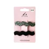Black Wave Design Hair Clip Set 2pk