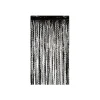 Black Wavy Foil Curtain 1x2m