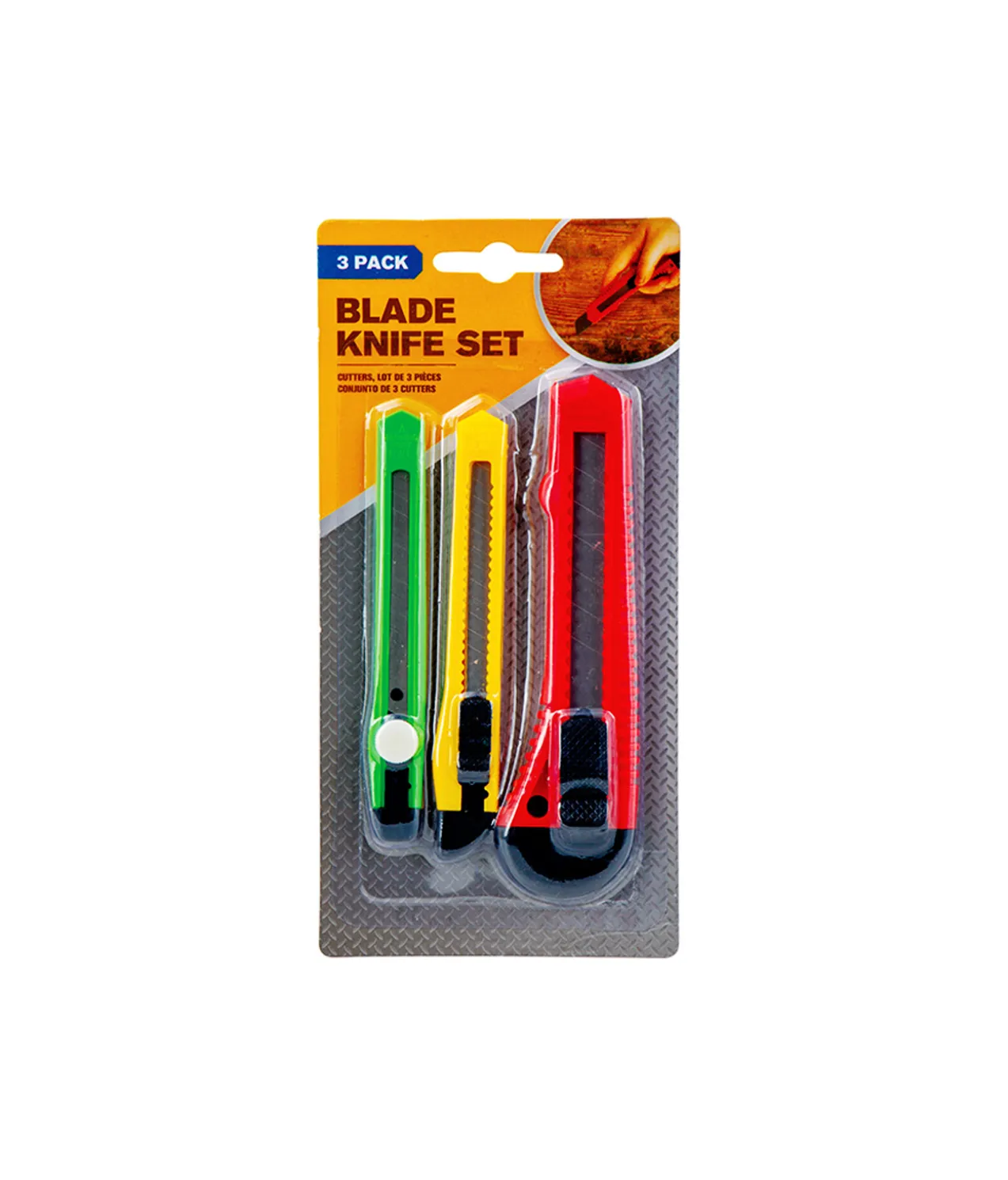 Blade Knife Cutter 3pk