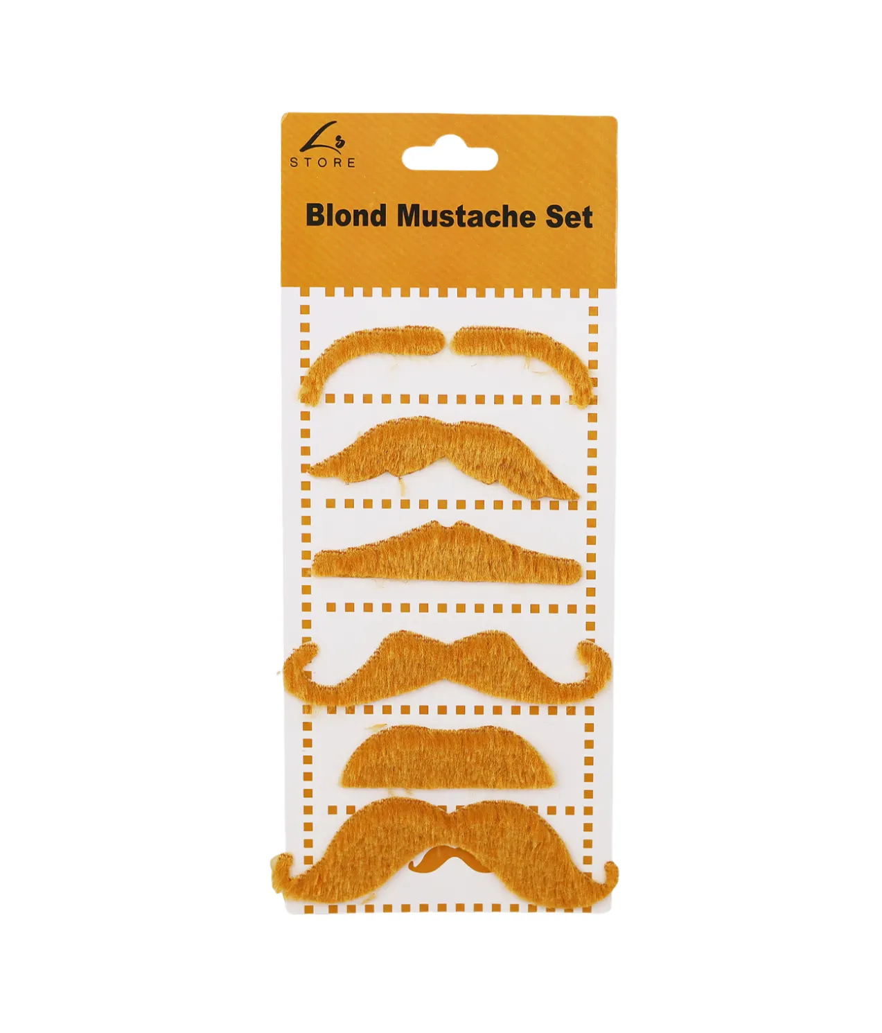 Blond Mustache Set