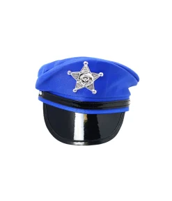 Blue American Police Hat