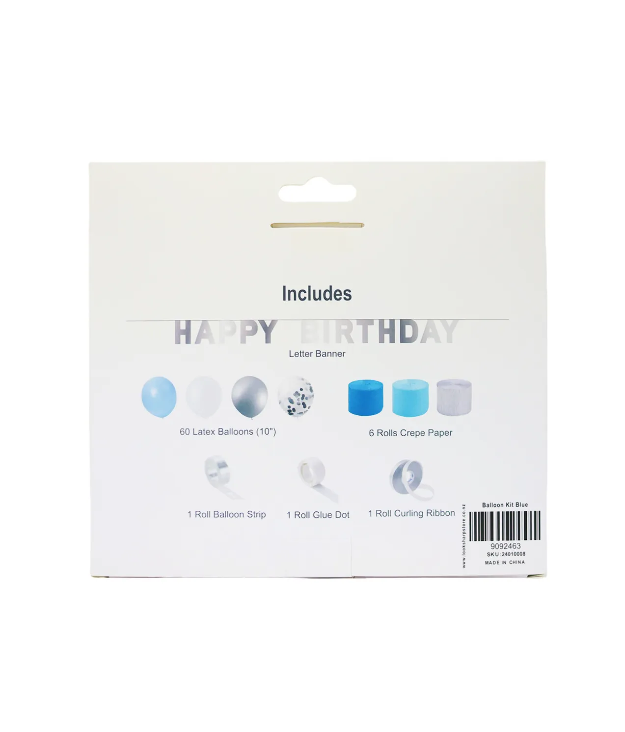 Blue Balloon Decorating Kit