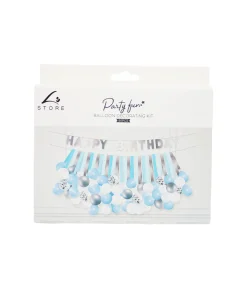 Blue Balloon Decorating Kit