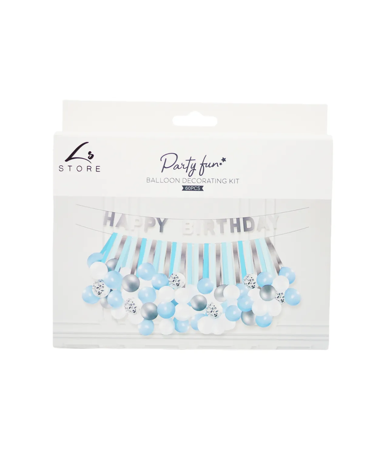 Blue Balloon Decorating Kit