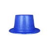 Blue Glitter Top Hat