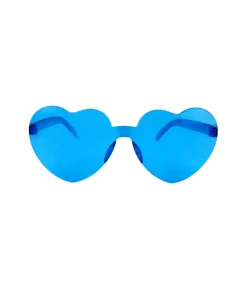 Blue Heart Shape Glasses