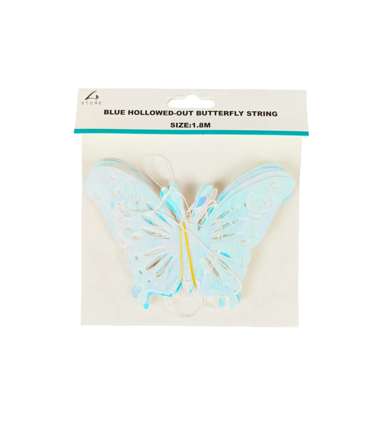 Blue Hollowed-out Butterfly String 1.8m