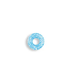Blue Infested Contact Lens
