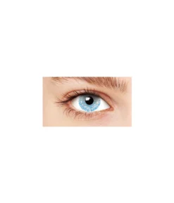 Blue Infested Contact Lens