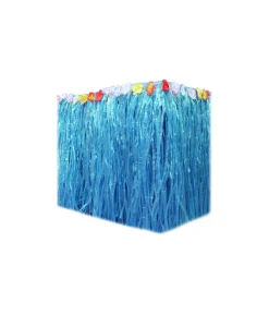 Blue Luau Table Skirt 75x274cm