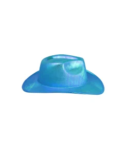 Blue Metallic Cowboy Hat
