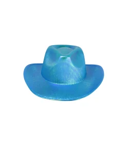 Blue Metallic Cowboy Hat