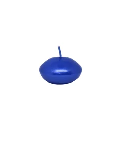 Blue Metallic Floating Candles 12pk