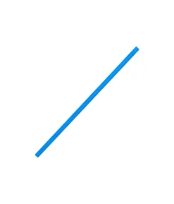 Blue Paper Straws 25pk