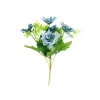 Blue Rose 5 Head 28cm
