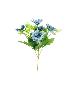 Blue Rose 5 Head 28cm