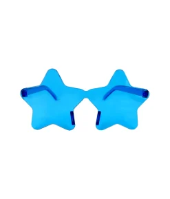 Blue Star Shape Glasses