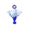 Blue 21st Birthday Table Centerpiece