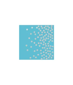 Blue With Silver Dots Small Napkins 20pc