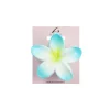 Blue & Yellow Frangipani Hair Claw Clip 1pc