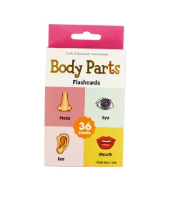 Body Part Flash Card 36pc 7.8×11.7cm