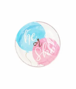 Boy or Girl Paper Plates 9in 16pcs