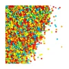 Bright Sequin Shape Sprinkles 75g