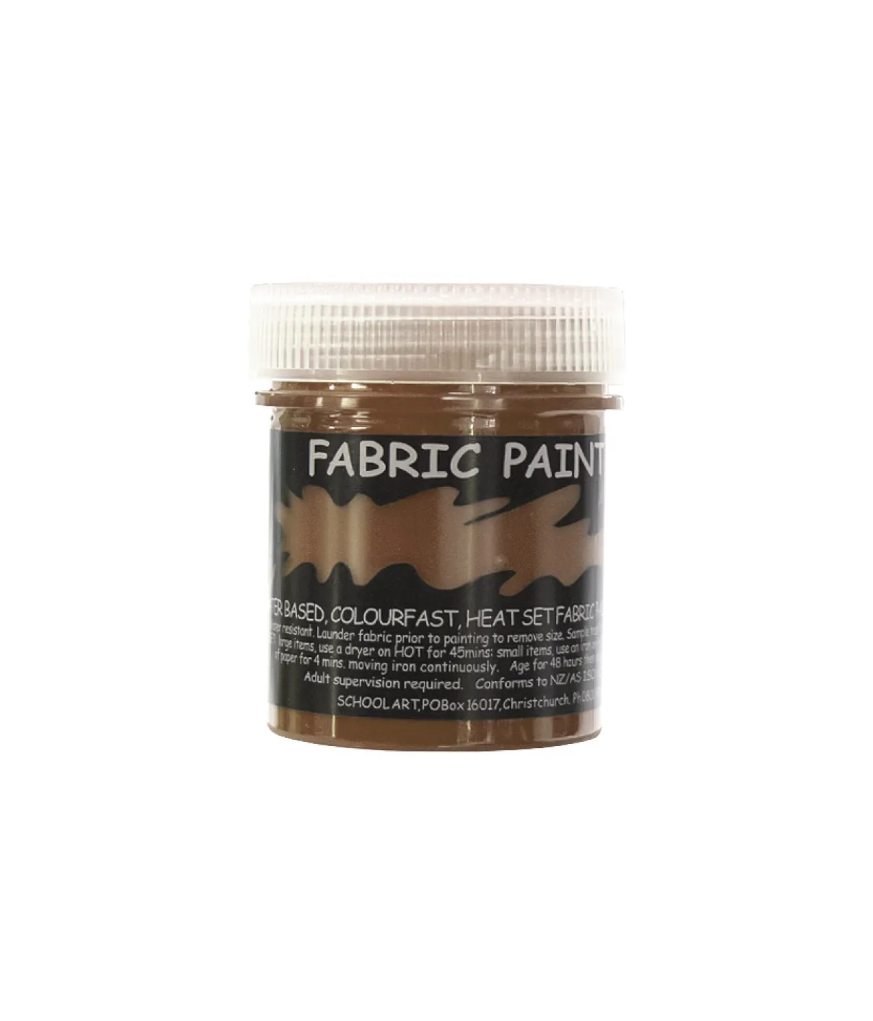 Brown Fabric Paint
