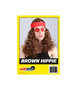 Brown Hippie Wig