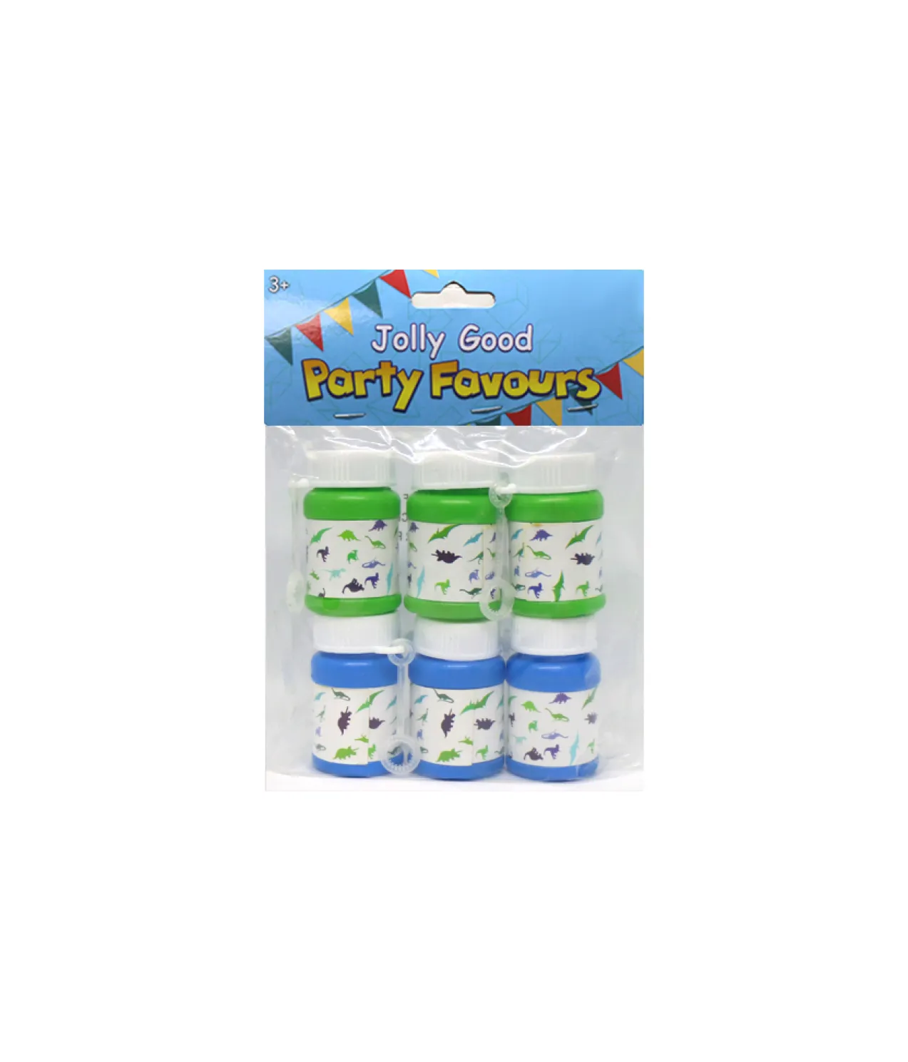 Bubble Play Set Dinosaur 6pk
