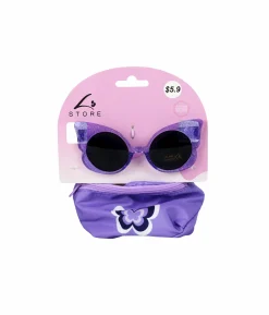 Butterfly Bag And Glasses Set