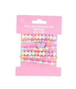 Butterfly Bracelet Set 6pc