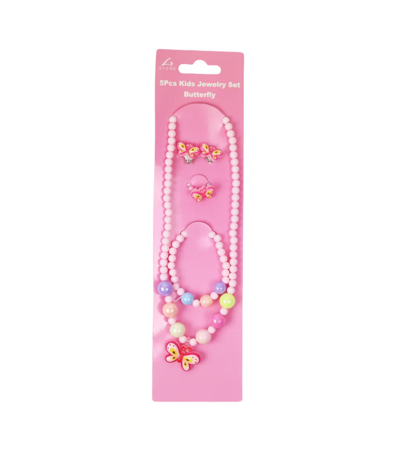 Butterfly Kids Jewelry Set 5pc