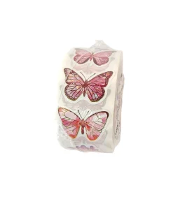 Butterfly Sticker Roll 2.5×2.5cm 500pc