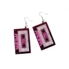 Casette Earrings 7.5x3cm