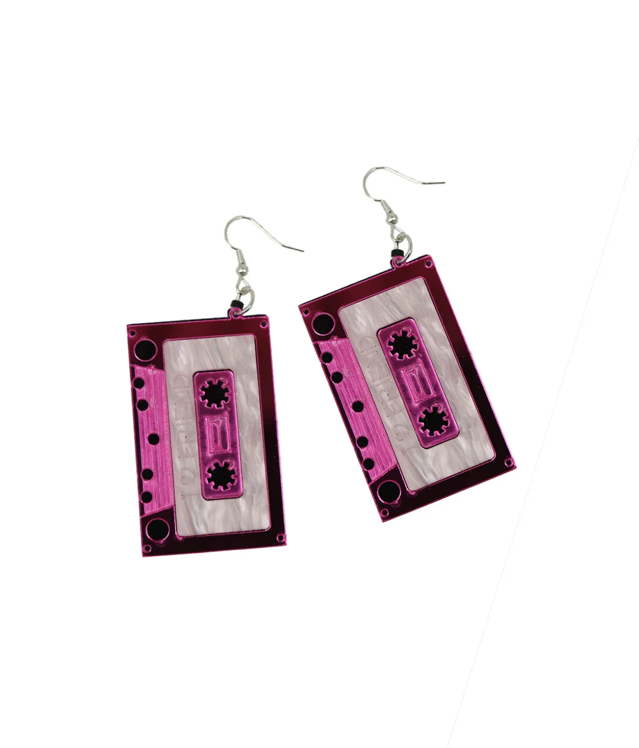 Casette Earrings 7.5x3cm