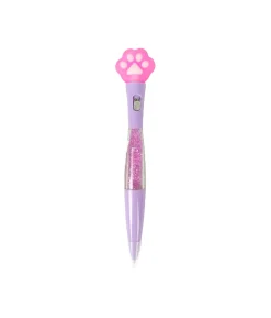 Cat paws Cartoon with LED Light Ballpoint Pen 17cm