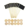 Chalkboard With Round Stand 12pc 8.5×17.5cm