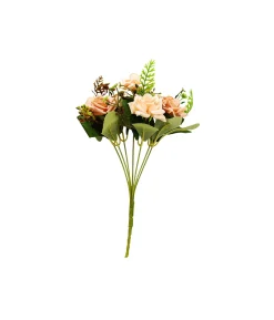 Champagne Rose Bunch 7 Head 32cm