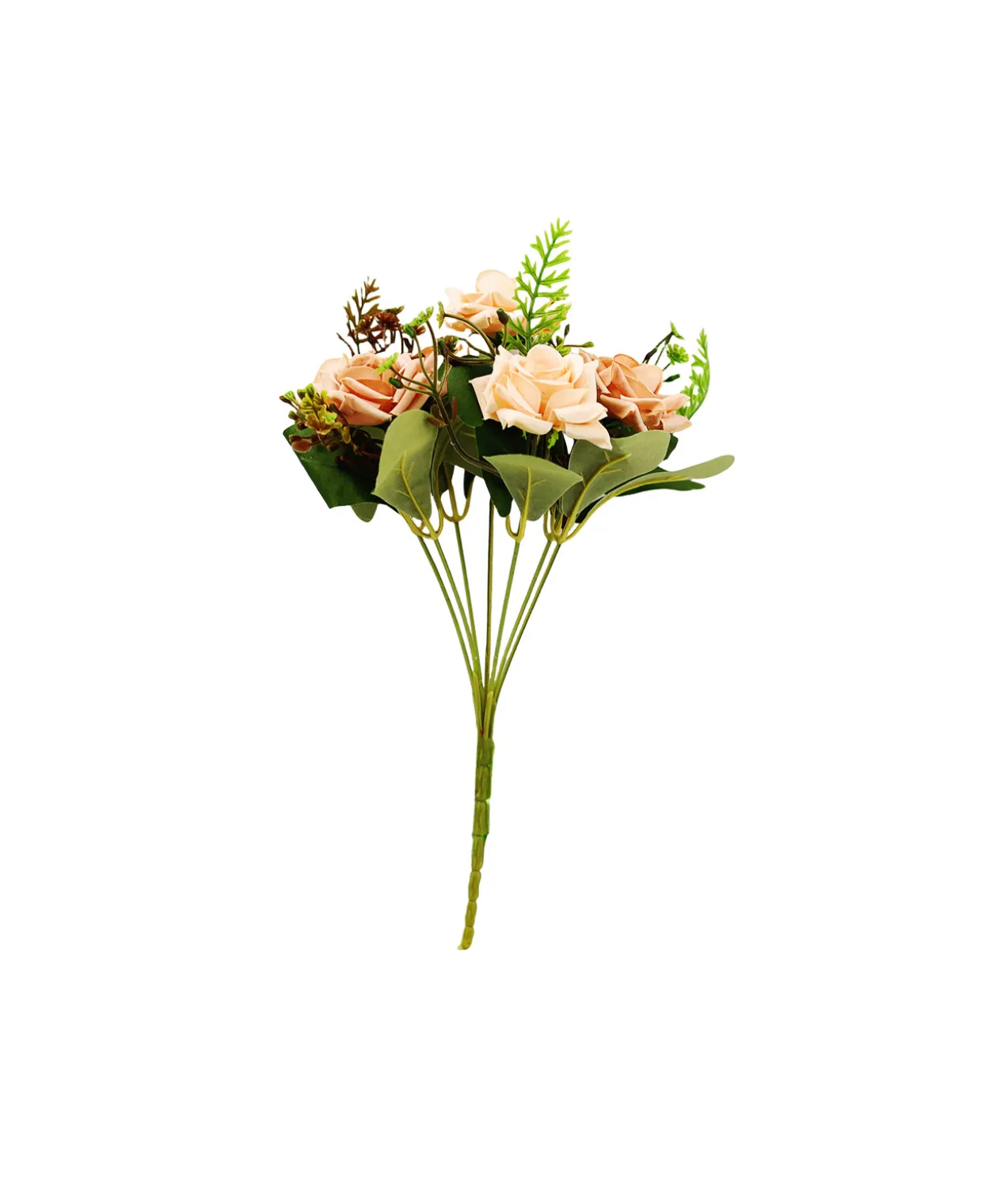 Champagne Rose Bunch 7 Head 32cm