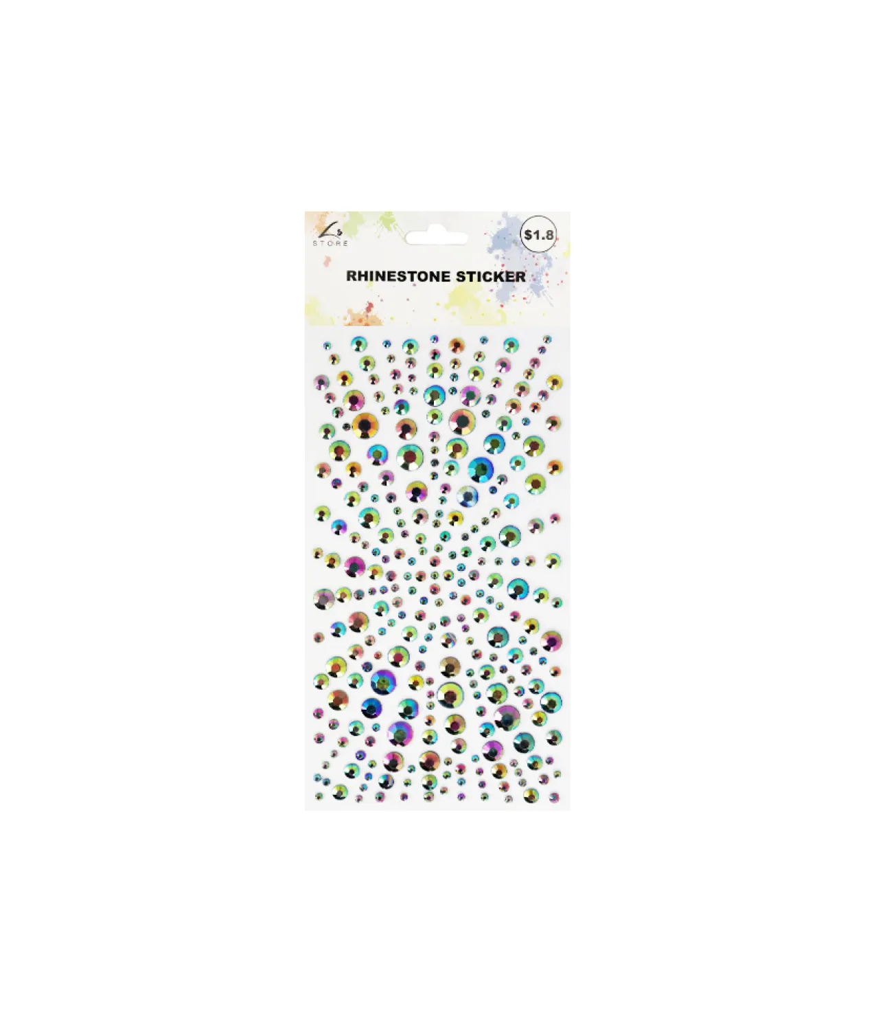 Chrome Rhinestone Stickers