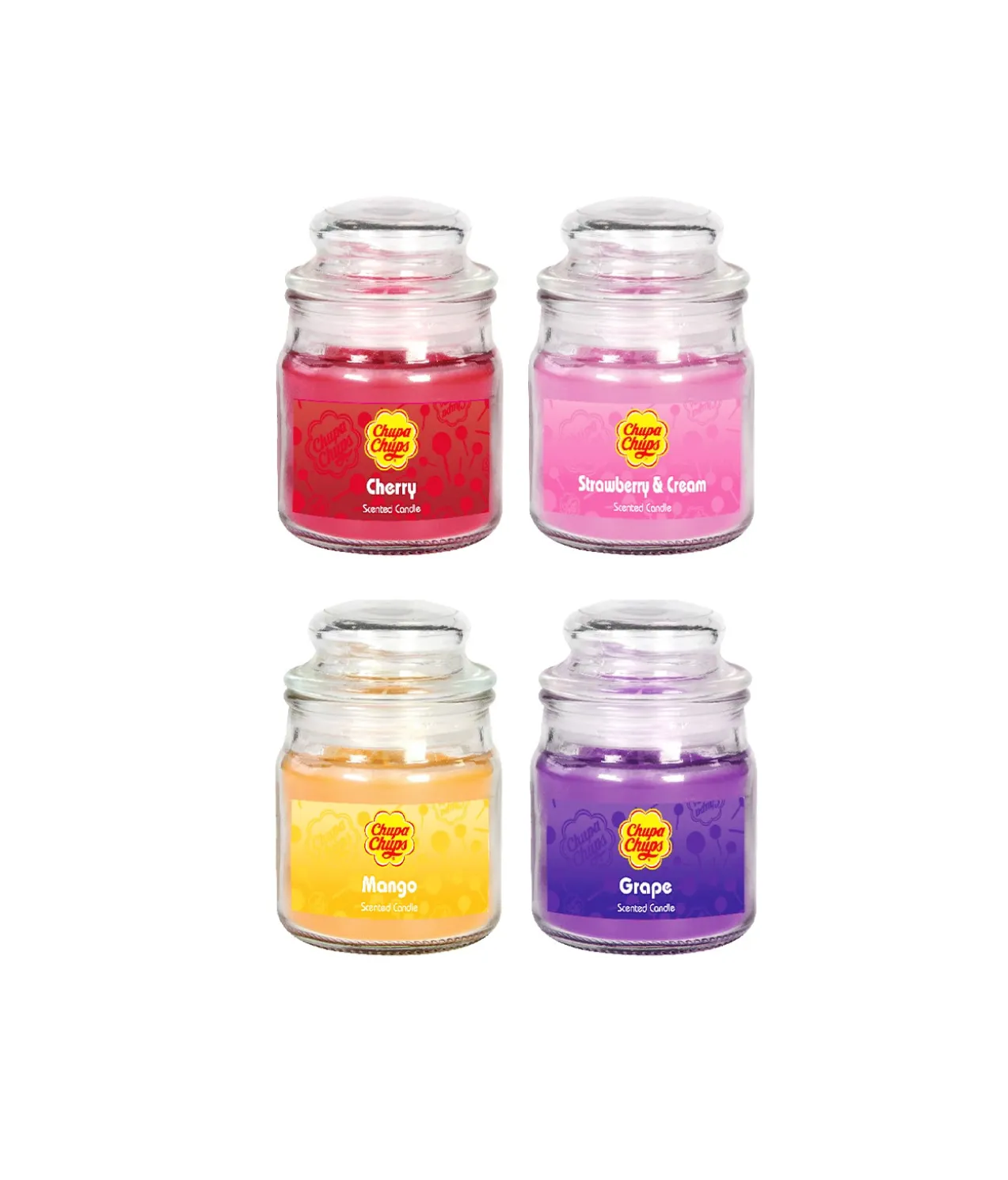 Chupa Chups Scented Candle Jar Assorted 3oz